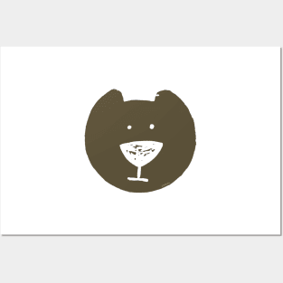 Martini-nose Bear Posters and Art